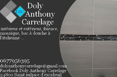 Doly Anthony Carrelage, Carreleur à Saint-Sulpice-d'Excideuil