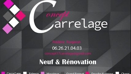 Concept Carrelage, Carreleur aux Mathes