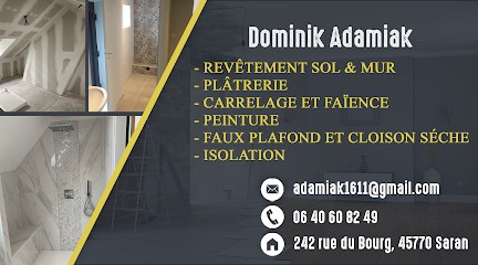 Dominik Adamiak Dom Rénovation, Carreleur à Saran