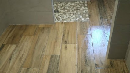 Romuald Michel, Carreleur à Sainte-Catherine