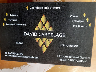 David Carrelage Carreleur à Saint-Urbain